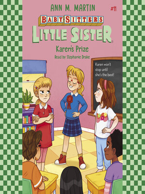 cover image of Karen's Prize (Baby-Sitters Little Sister #11)